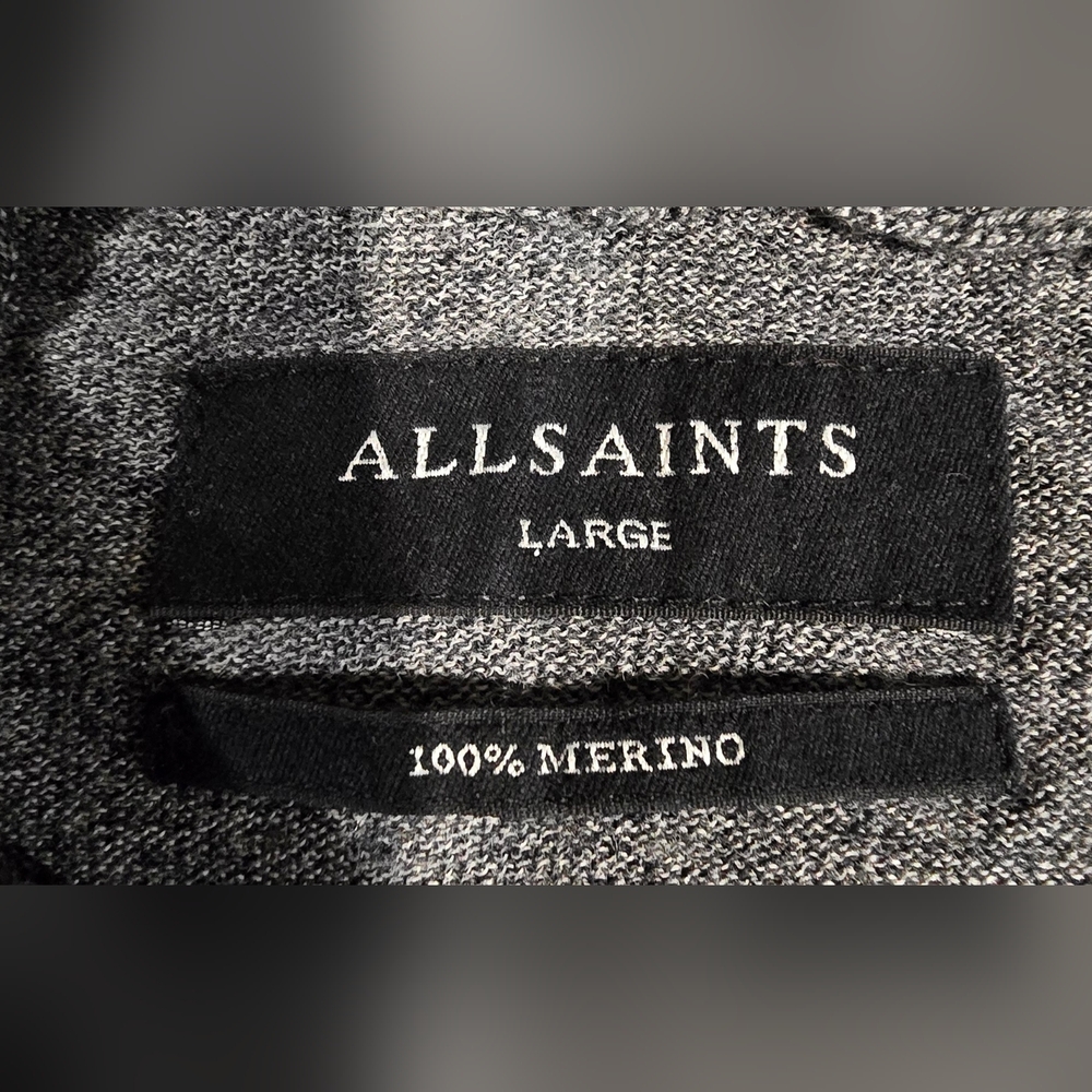 All Saints Mode Merino Hoodie Size Large - Picture 4 of 9